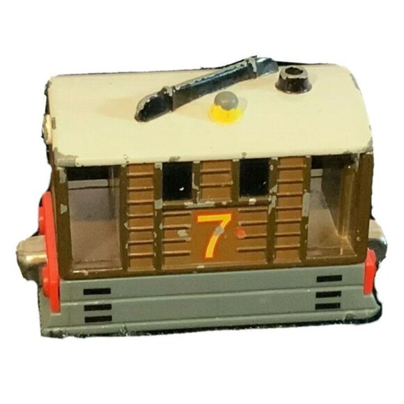Vintage Thomas & Friends Toby The Tram Engine Diecast Train Toy Model 7 Collecti - Picture 1 of 5